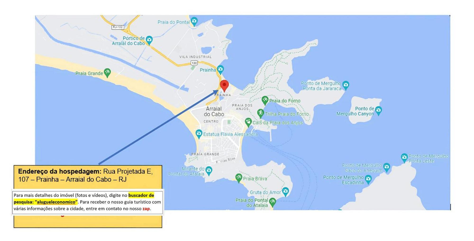 Arraial Do Cabo - Prainha - Aluguel Economico Lägenhet Exteriör bild